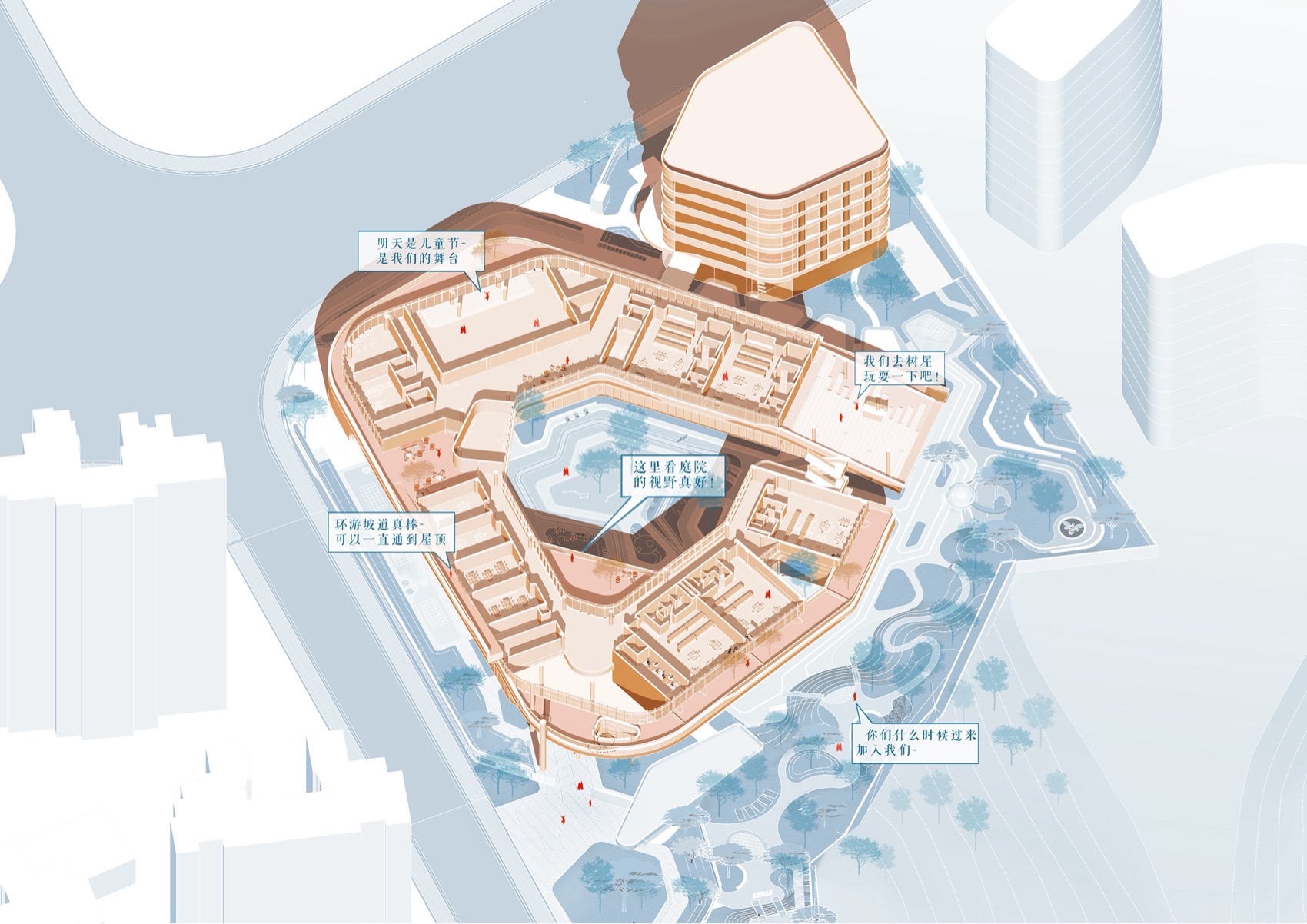 华师桐庐幼儿园(未来城园区)丨中国杭州丨浙江大学建筑设计研究院有限公司-35
