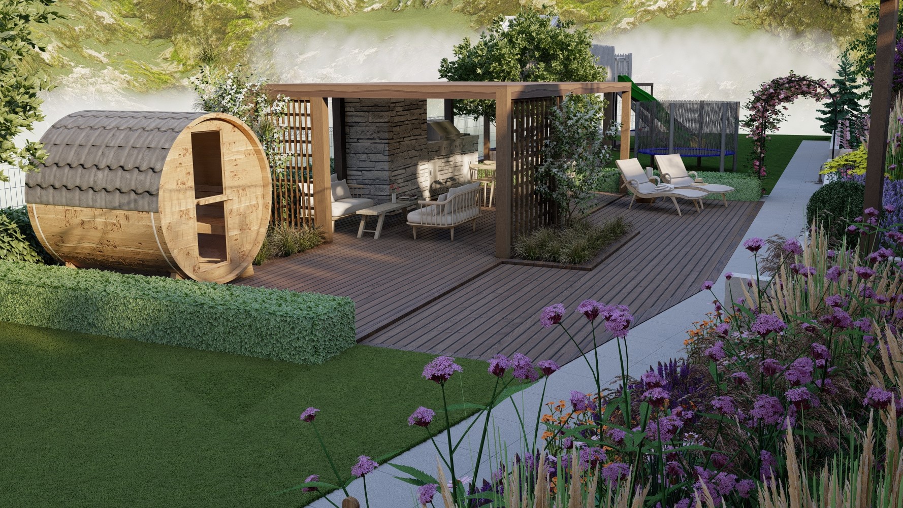 Kasina Wielka  两层花园设计-6