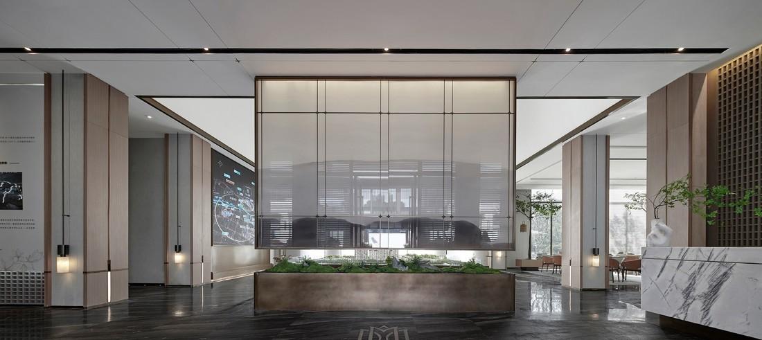 自然绿意，轻奢售楼处的诗意栖居-2