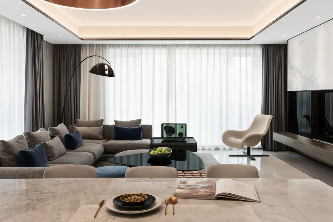 昆明麓湖国际社区餐厅&昆明天籁郡傲翠样板间丨中国昆明丨如聿空间设计-88