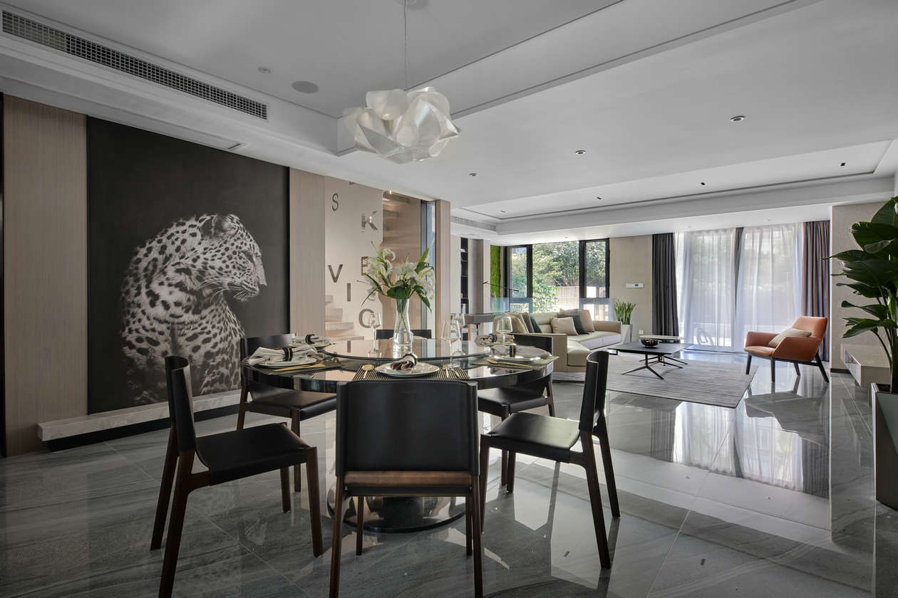 杭州杭公馆 | 灰色调开放式设计,兼顾功能与观景-23