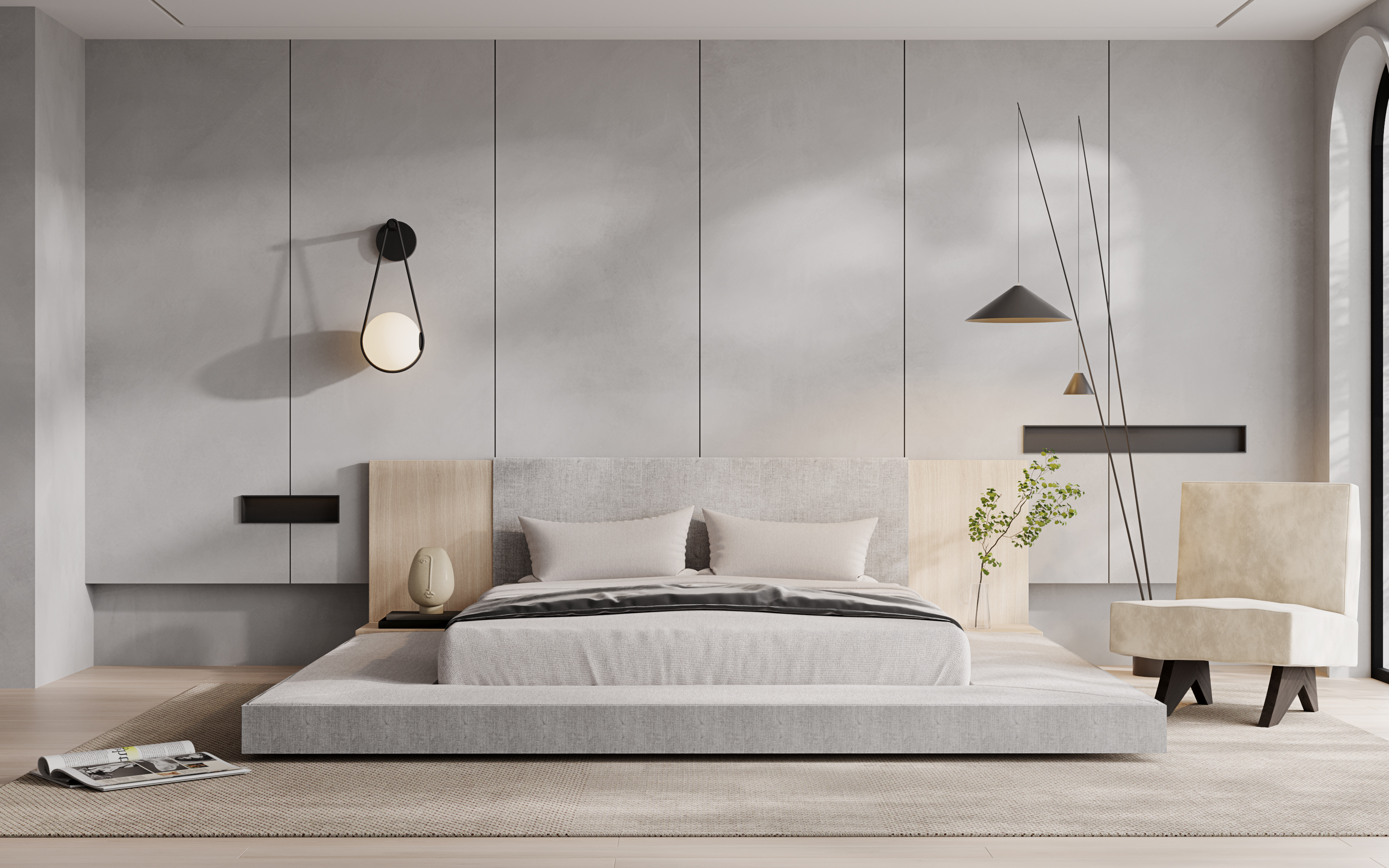 知名设计师打造极简主义纸飞机办公室-12