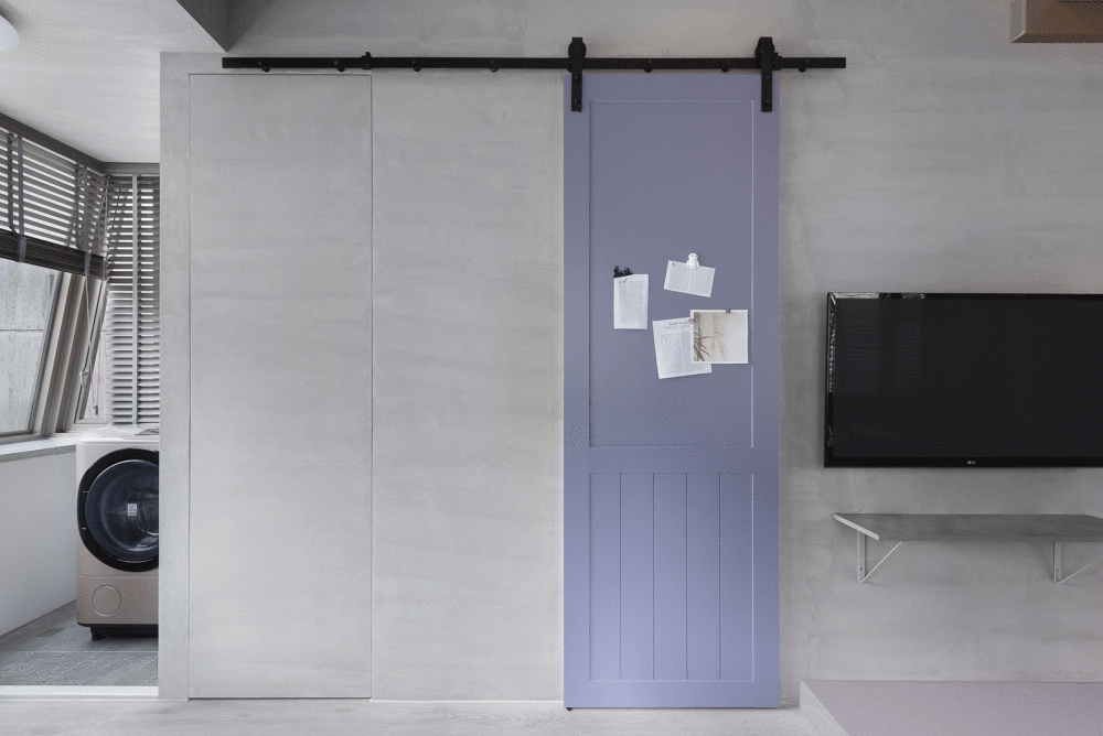 现代工业风 31㎡住宅，寓子设计诠释水泥墙与木质的完美融合-15