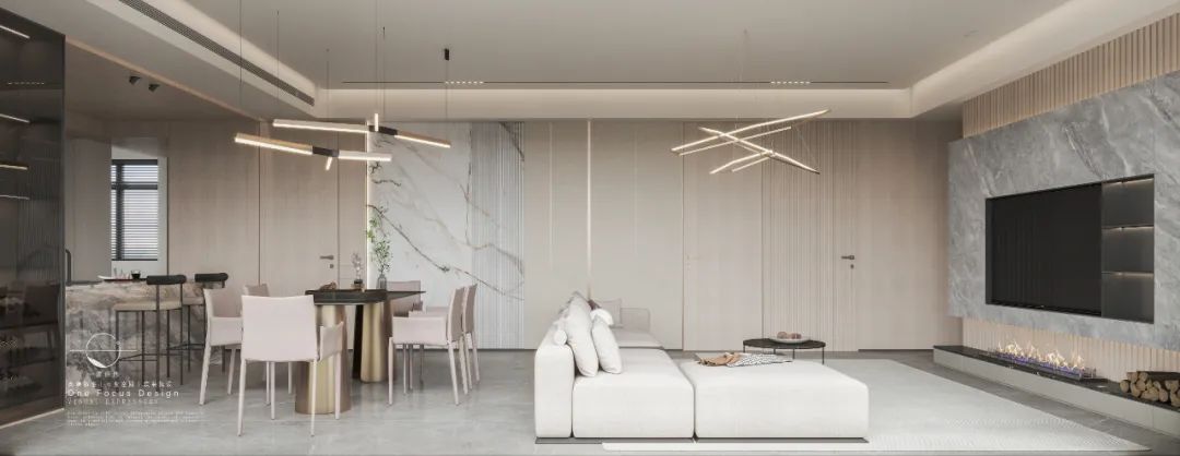 深圳新婚夫妇大平层现代轻奢家居设计丨中国深圳丨一度经纬-11