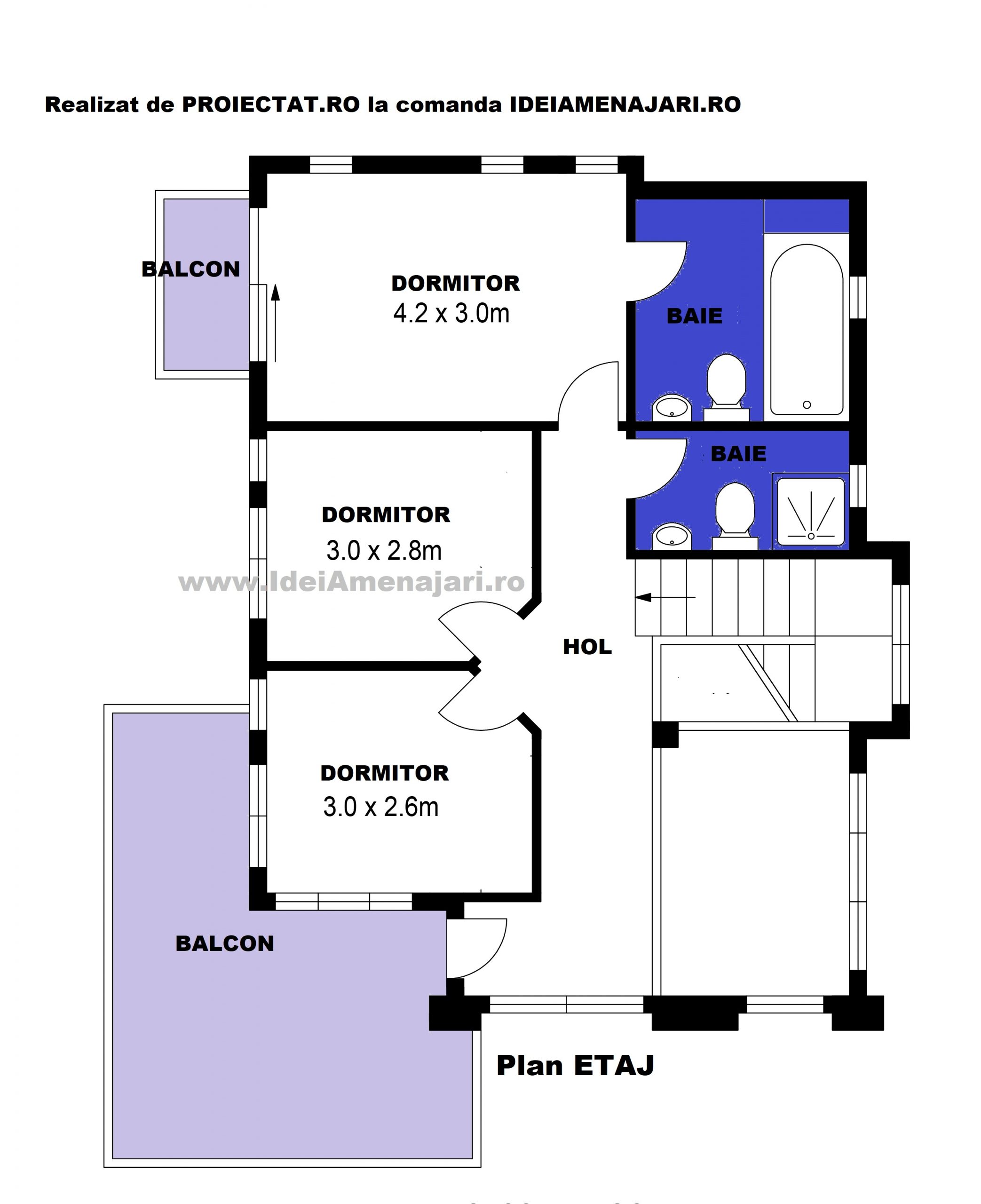 地中海风格带阁楼房屋设计项目-25
