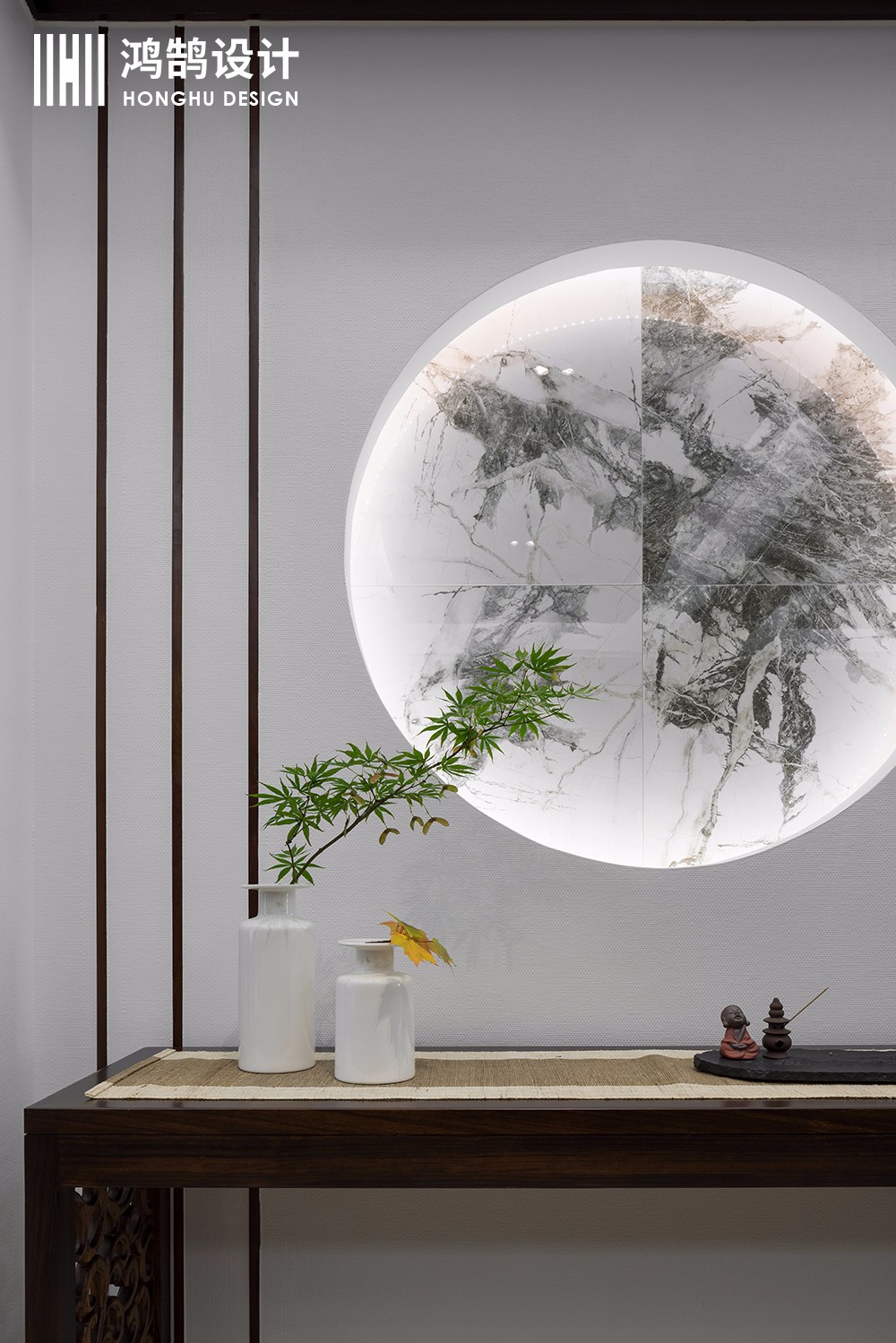 220m²新中式别墅——观•亭  鸿鹄设计-1