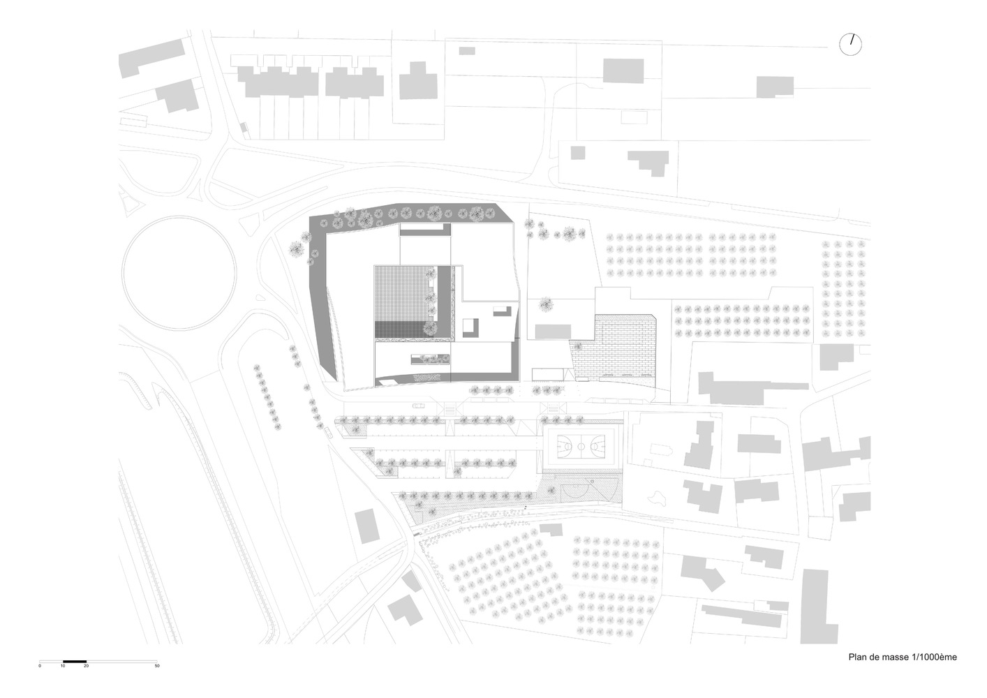 法国 Pomme de Pin 学校建筑群 | 室内景观丰富，融入自然-41