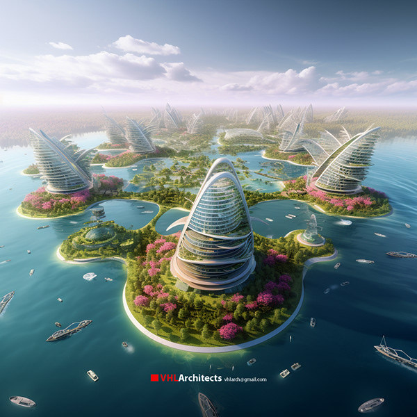 Smart City off the floating of Truong Sa island VN-5