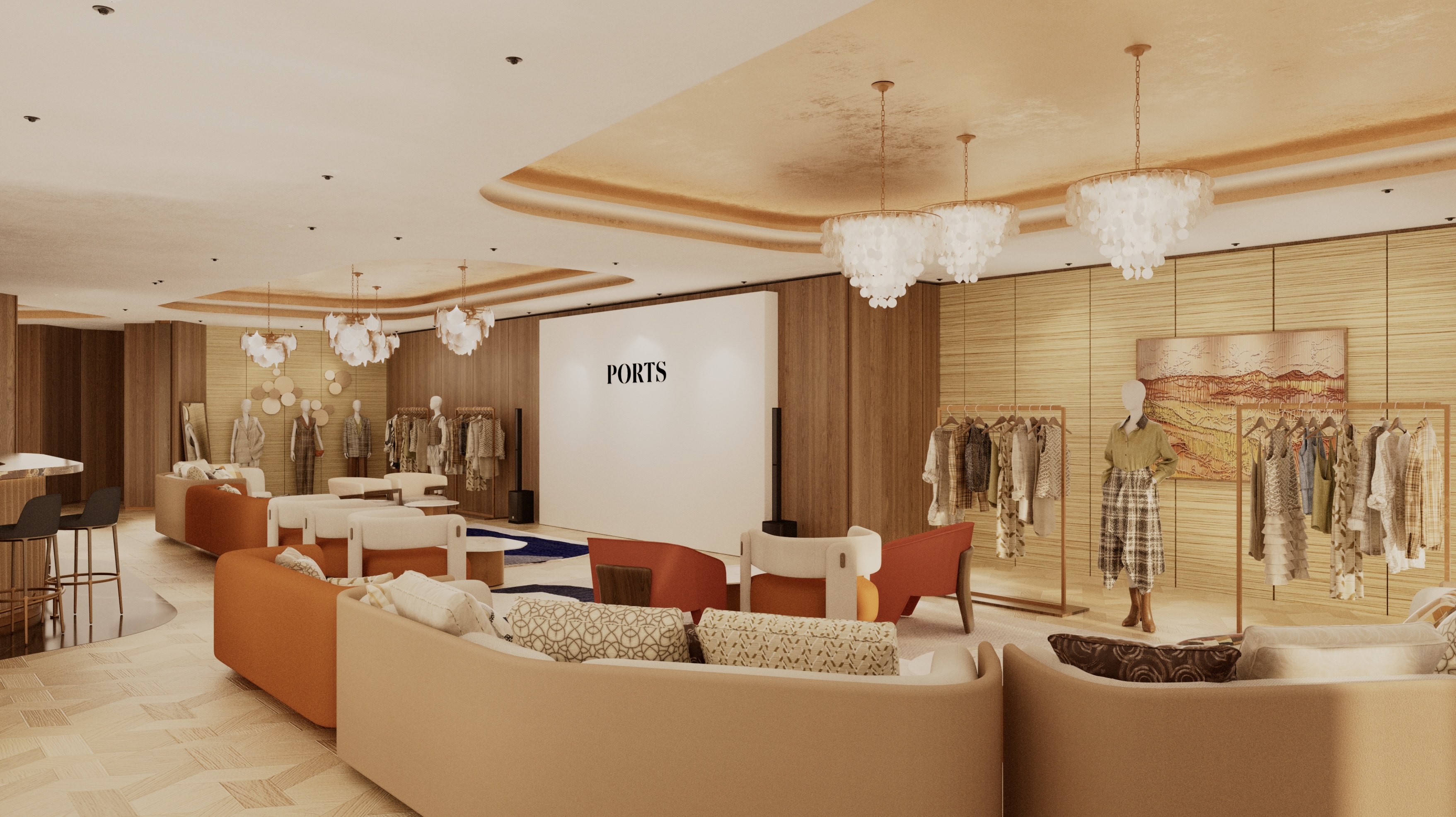 宝姿PORTS VIP预览 活动空间设计-11