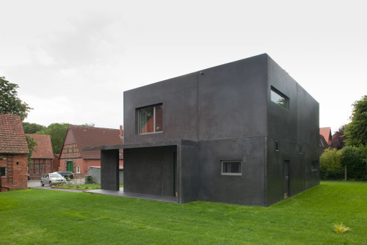 德国黑色混凝土房屋丨德国汉诺威-15