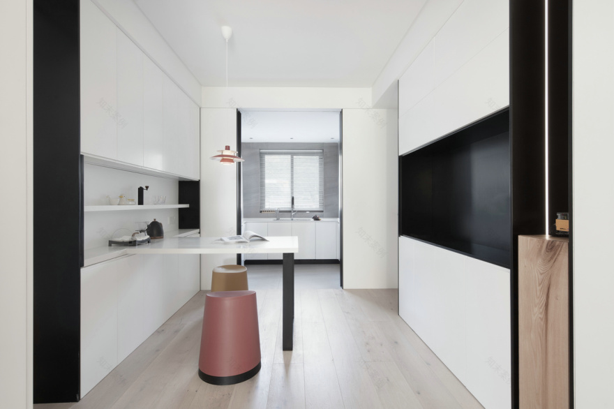 温州立体城私宅 | 白色纯净空间,释放生活压力-31