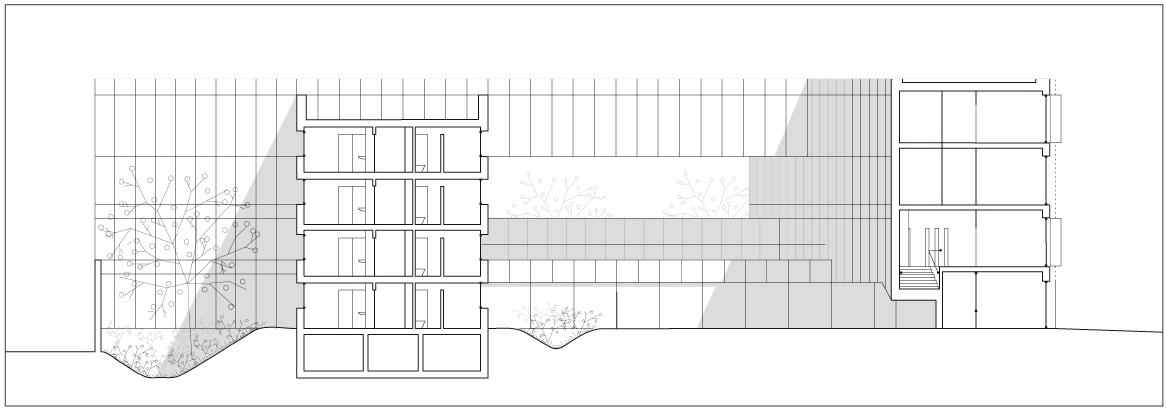 融合司法功能的 Nanterre 监狱设计-8