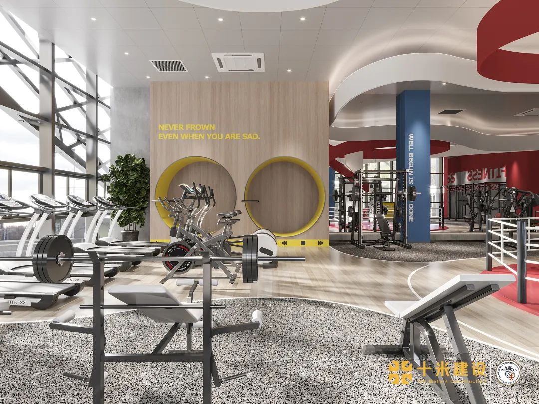 广东以色列理工学院健身房丨中国汕头丨十米设计-39
