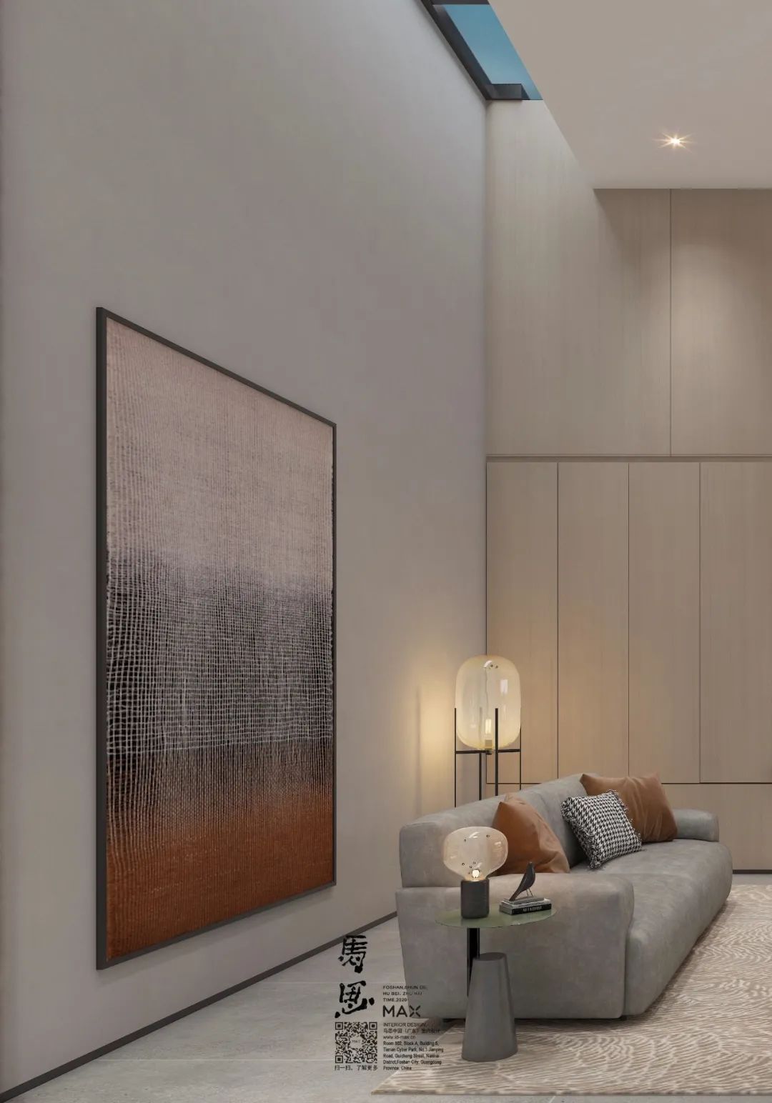 马思设计 | 现代风别墅,艺术与生活的完美融合-9