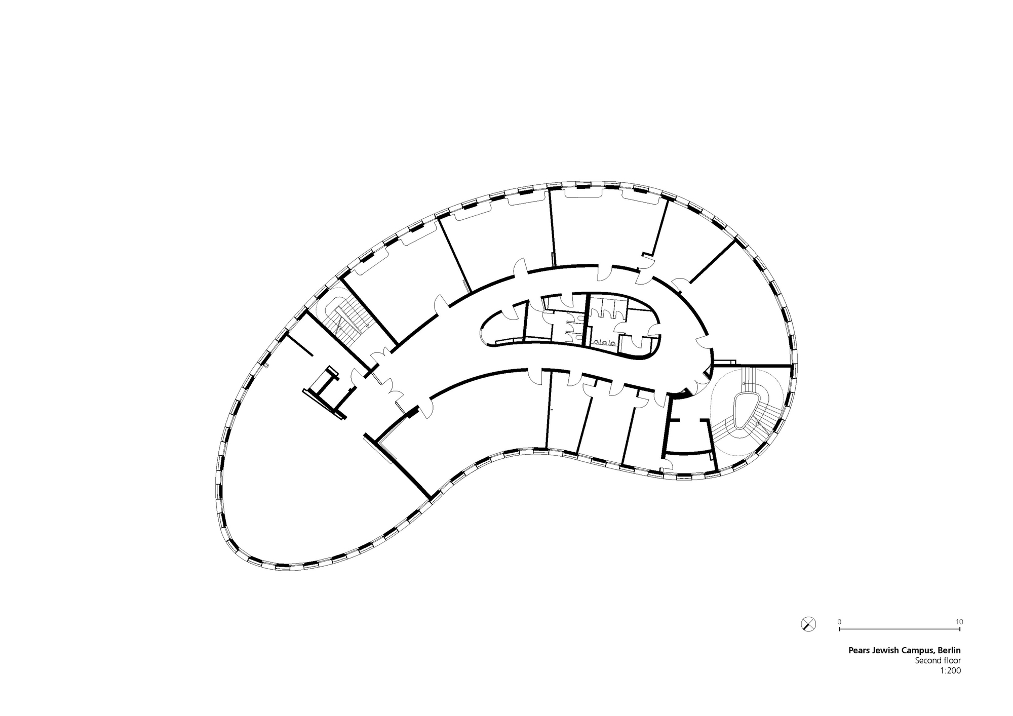 皮尔斯犹太校园丨德国柏林丨Tchoban Voss Architekten-60