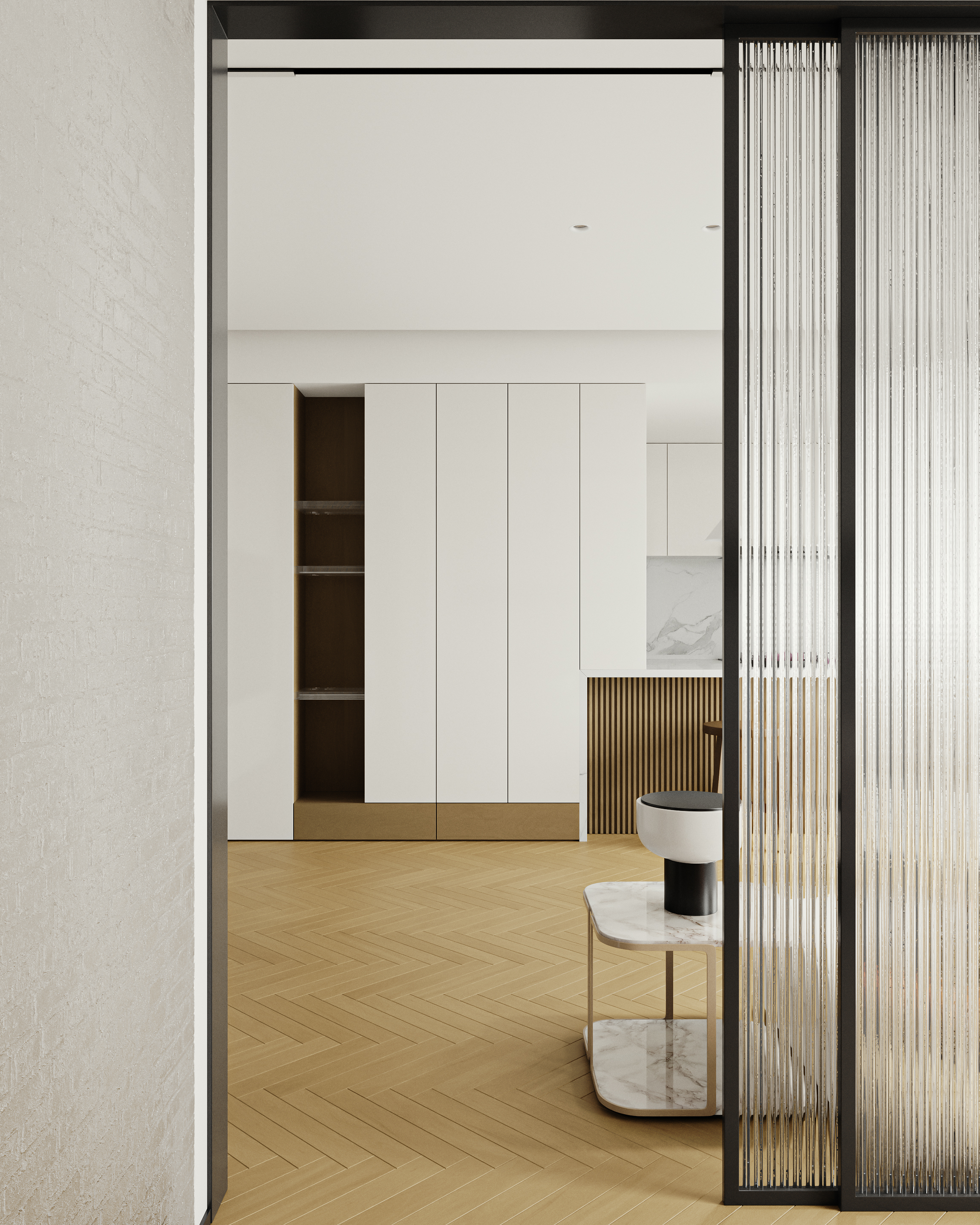 白色原木风格公寓！-4