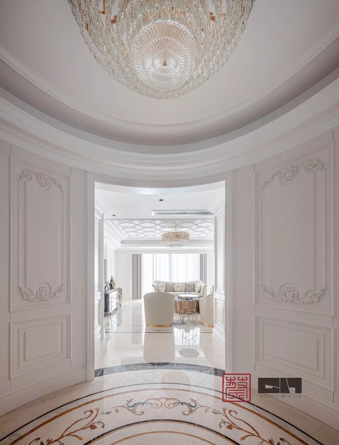 椒江巴黎跨界之中央花园轻奢设计-28