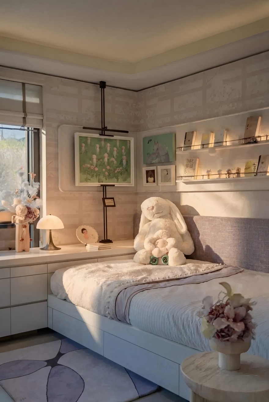 广州金地香山湖·御湖颂别墅样板间丨中国广州丨诗意空间设计-48