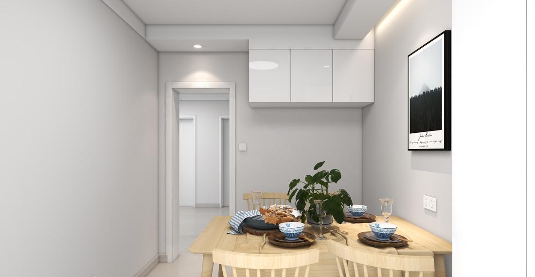 100 平现代简约三室两厅住宅设计-3