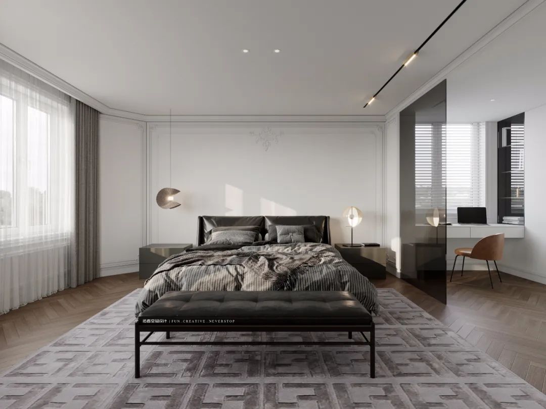 宁波凯旋门 200 平米现代简约家居设计-22