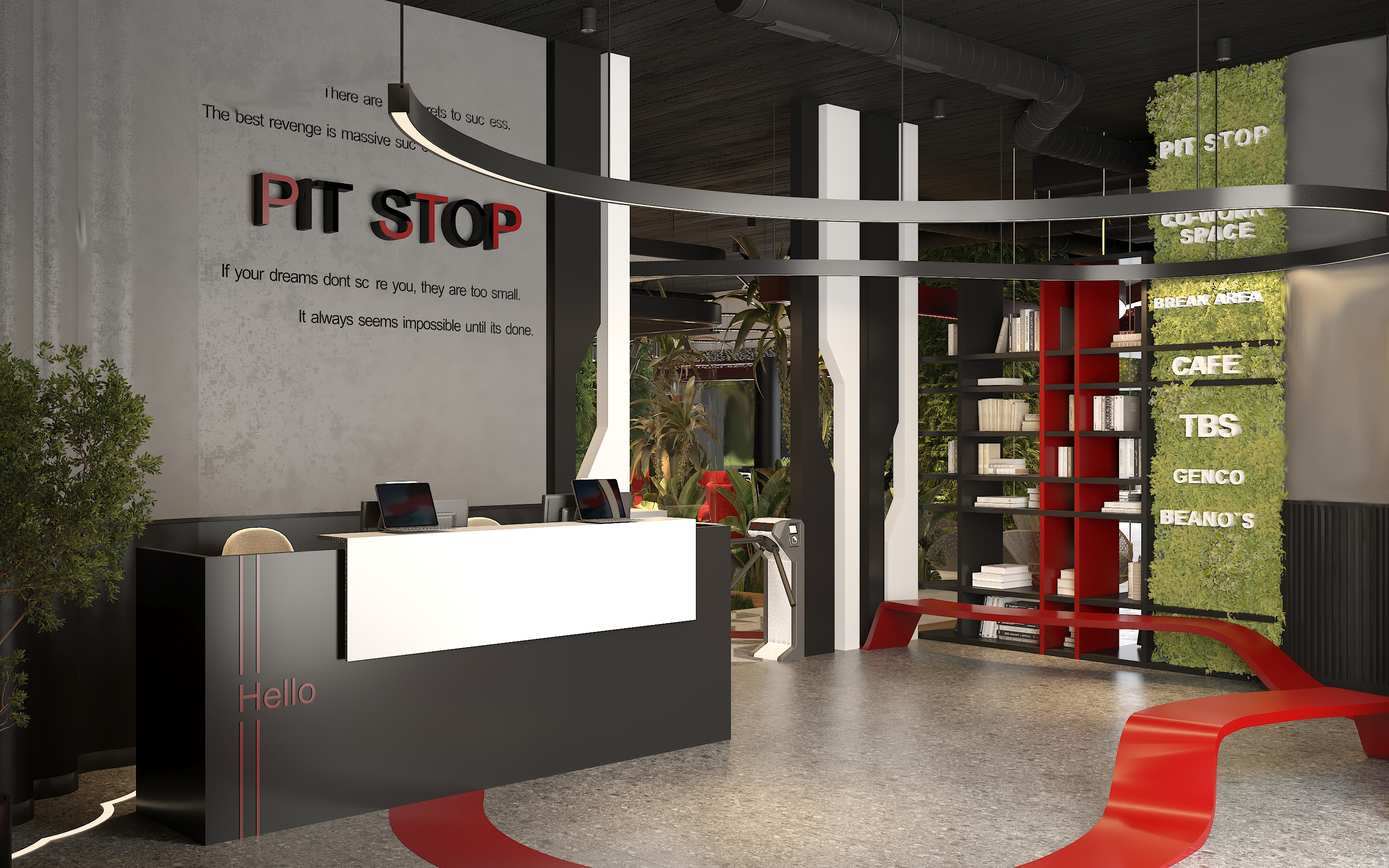 接待区和休息区丨EgyptCairo丨Sketch Office-4