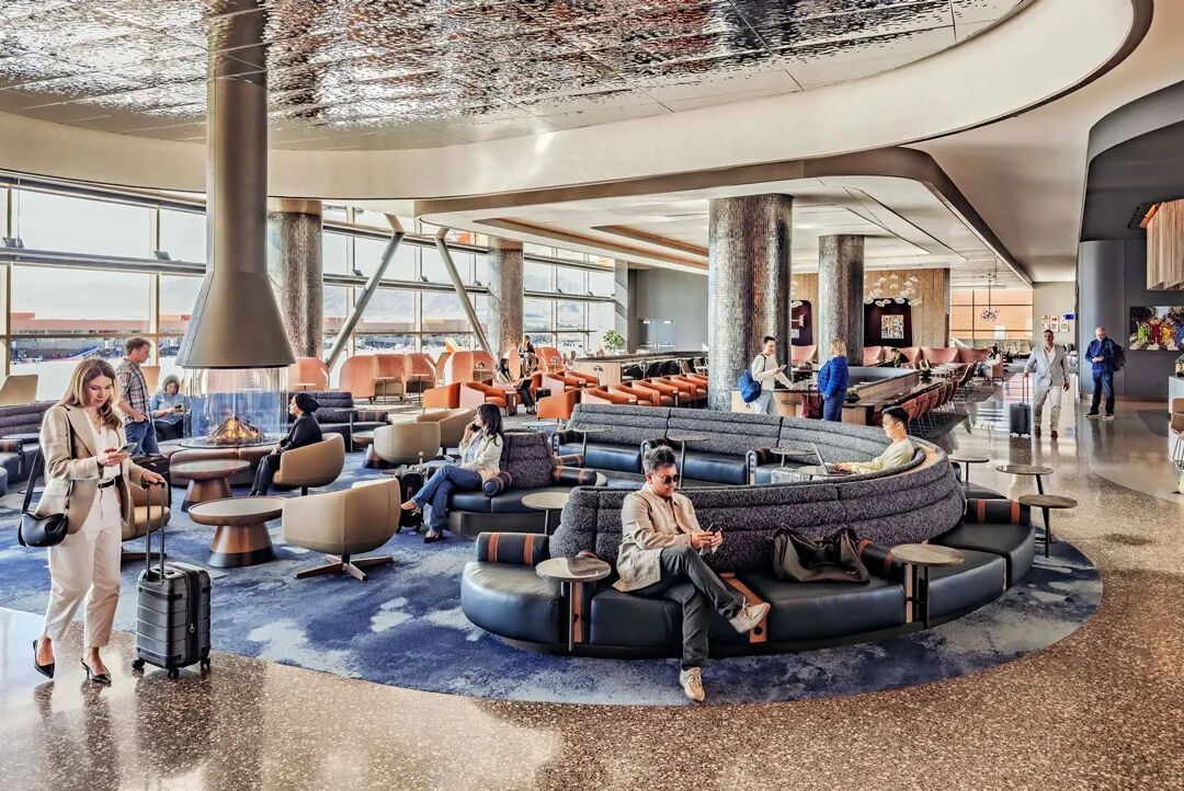 盐湖城国际机场  达美航空飞凡贵宾室丨美国盐湖城丨HOK贺克-1