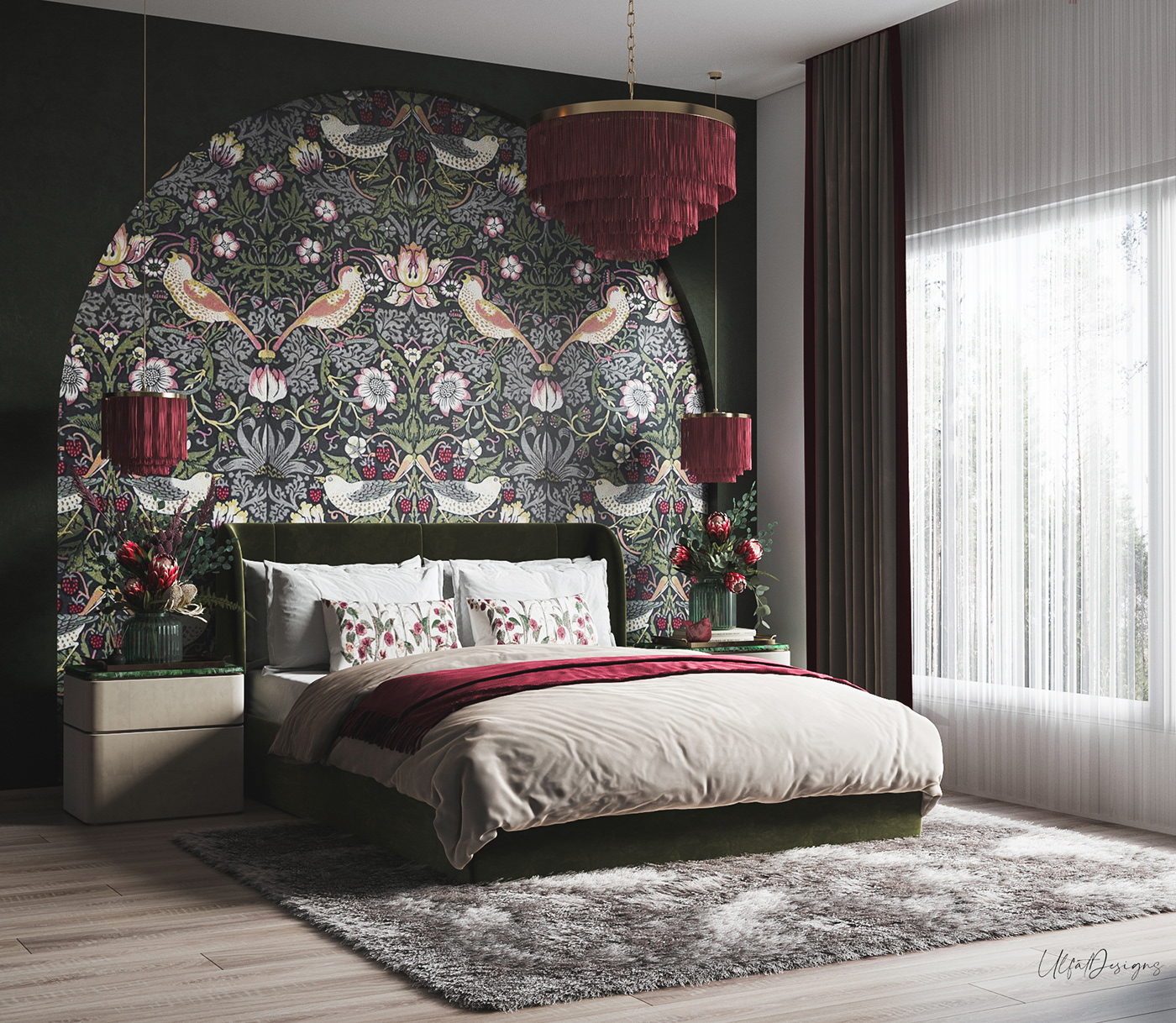 草莓盗贼主题卧室设计-2