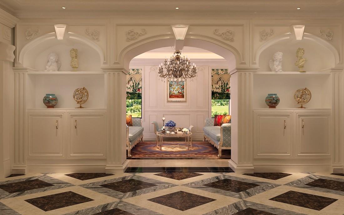 法式浪漫门厅设计-0