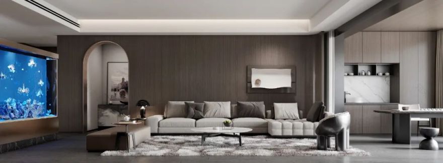 意式极简艺术生活融合设计丨中国长沙丨周笙笙建筑装饰设计-17