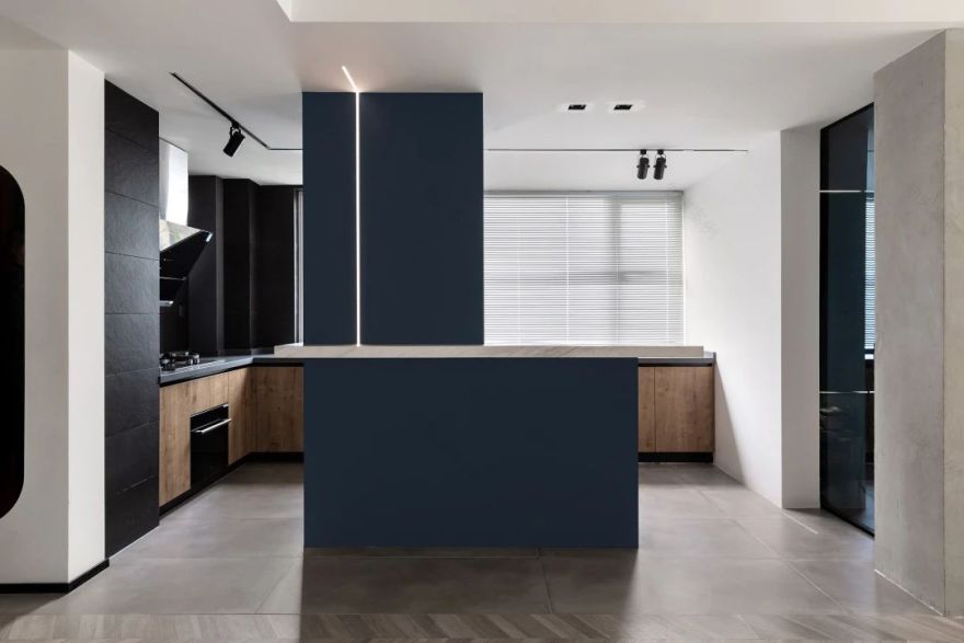 军人夫妻的硬朗现代轻工业风之家-46