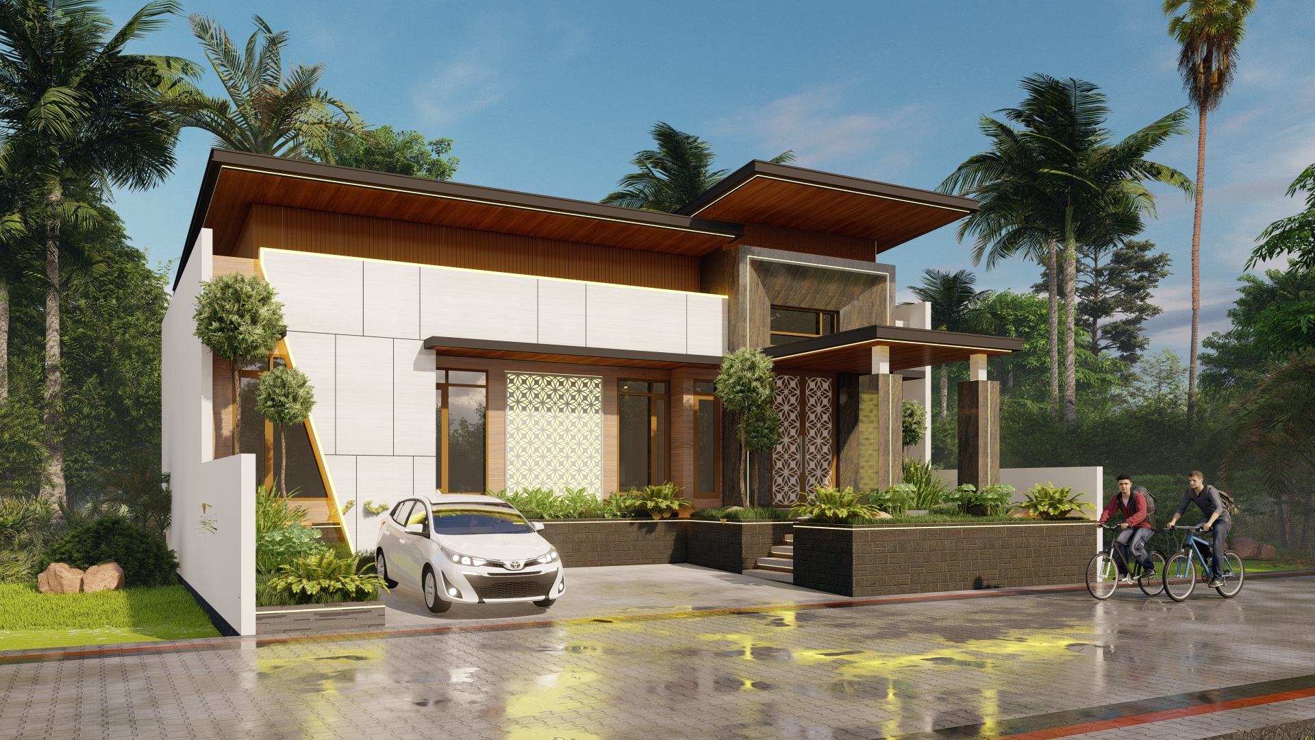 Maduranese 豪华一层住宅设计丨印度尼西亚东爪哇-1