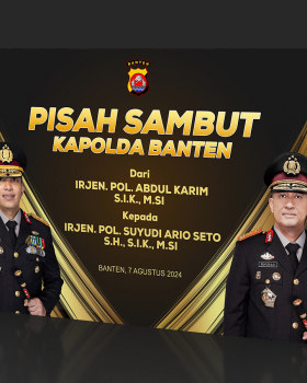 Pisah Sambut Kapolda Banten 2024