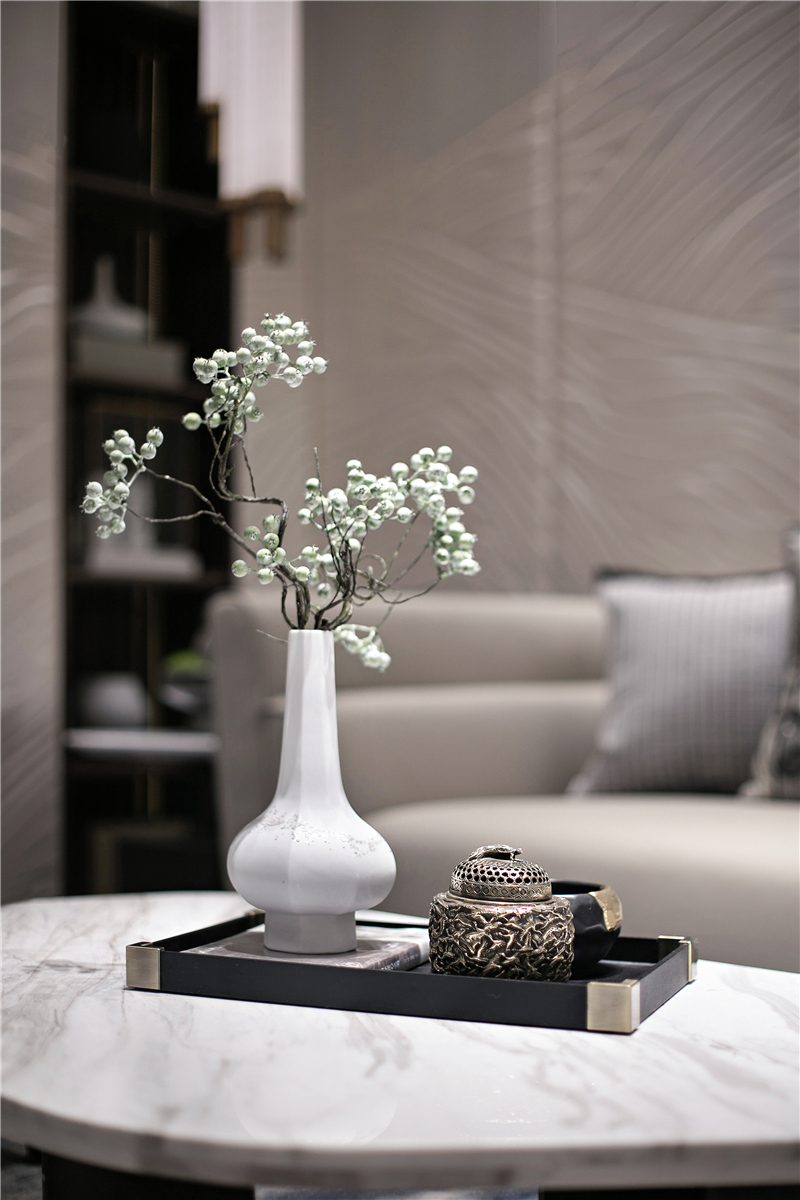 净水云端 | 优雅东方美学融入销售中心设计-69