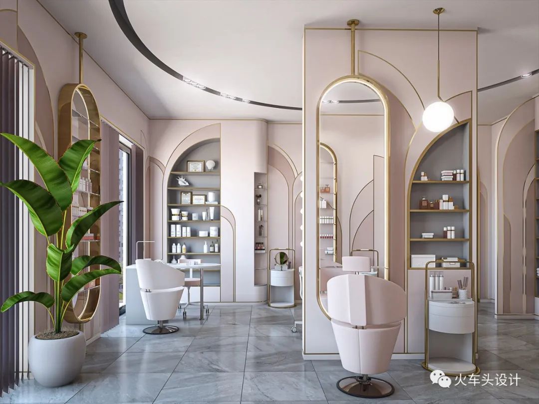 2021 最新休闲美容美发美甲店设计大赏-14