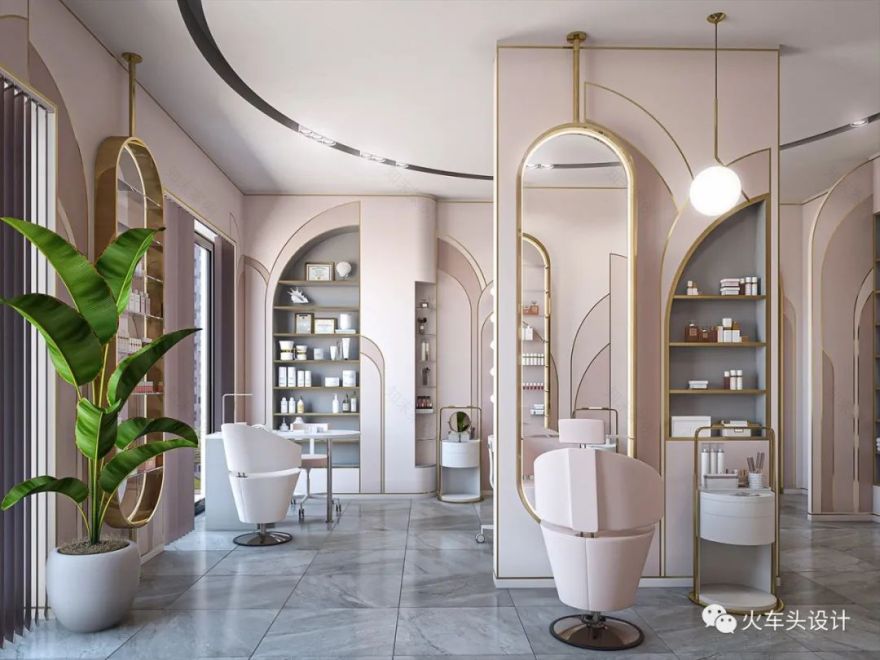 2021 最新休闲美容美发美甲店设计大赏-14