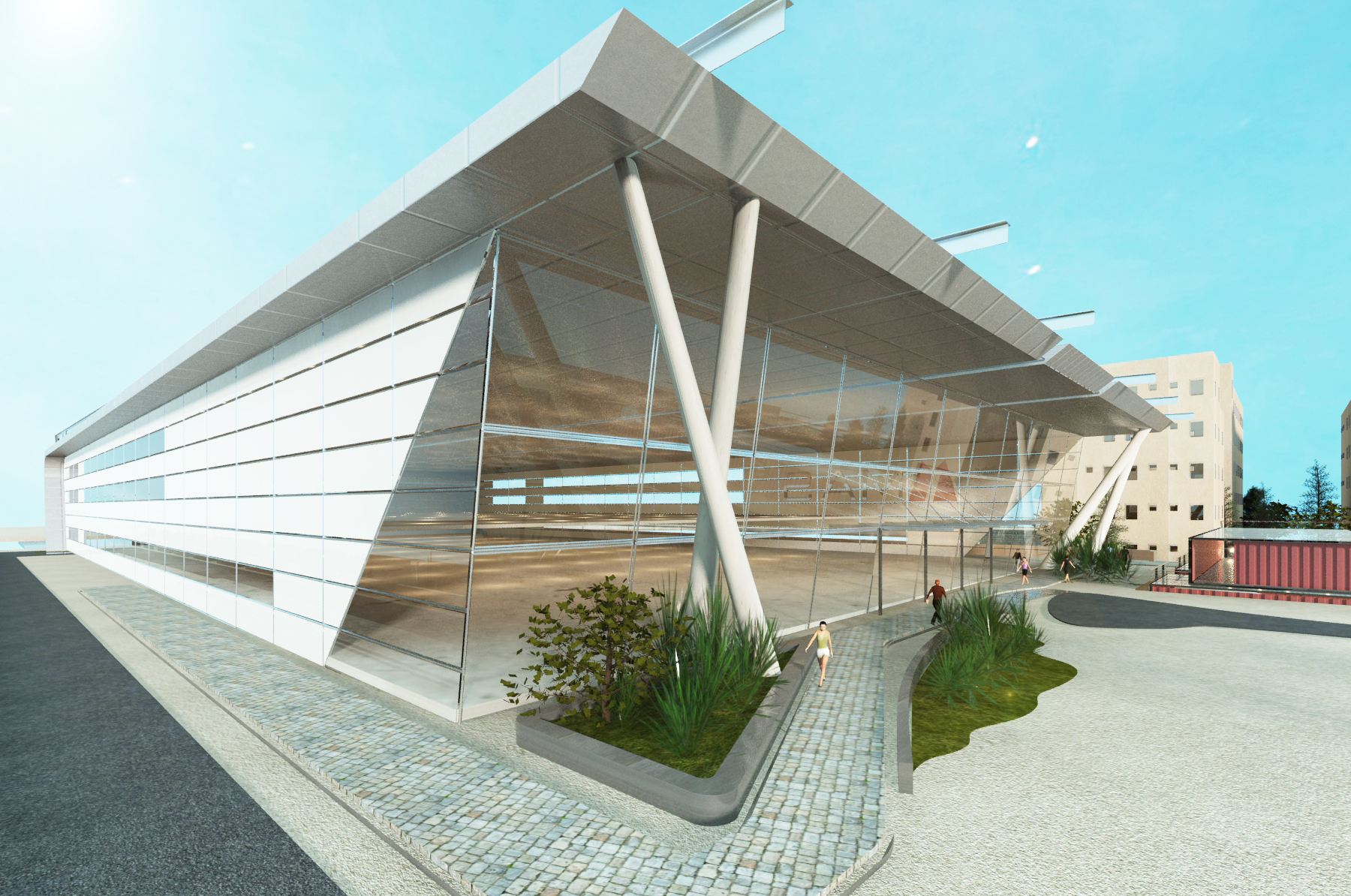 约旦 MAS 工厂大楼食堂设计-8