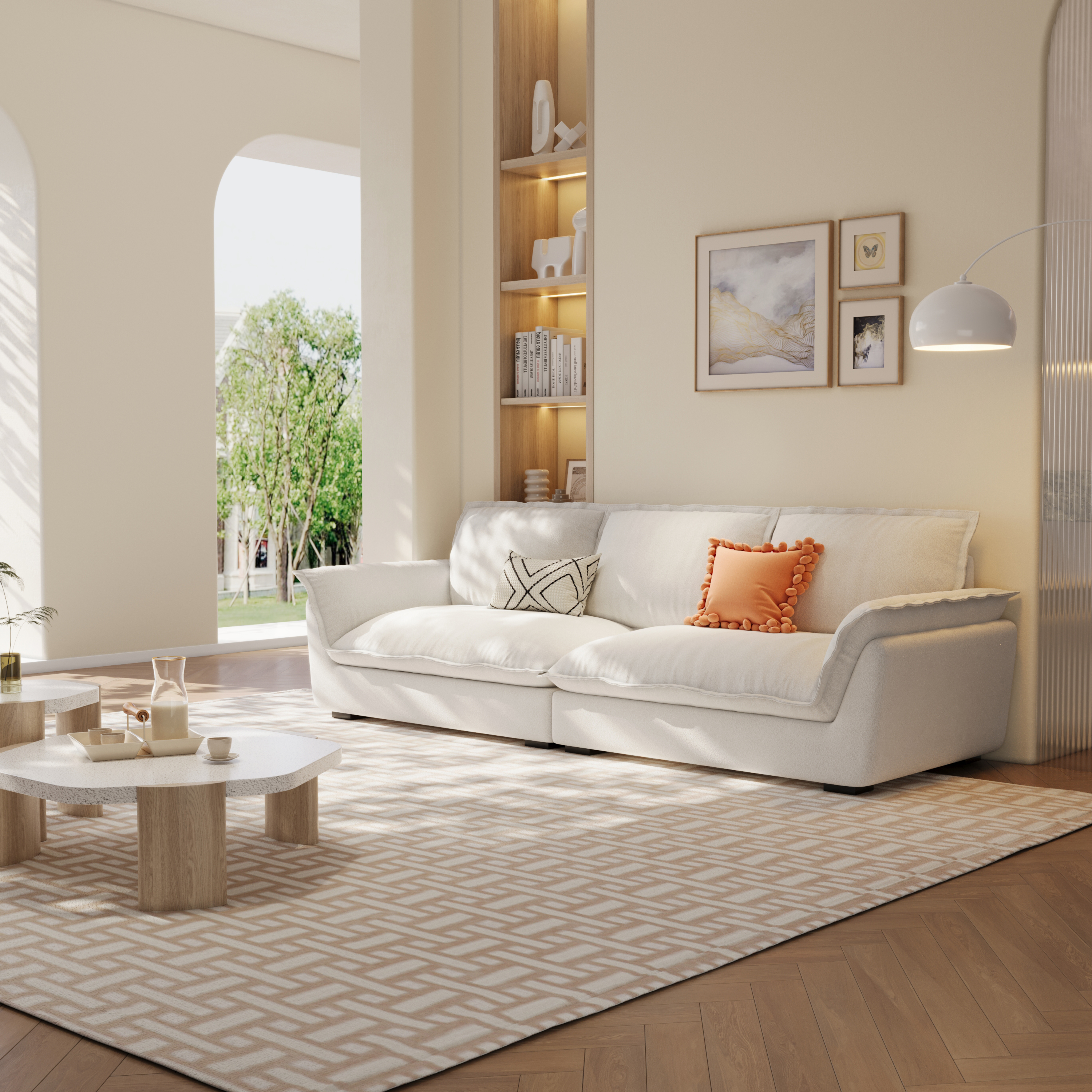 室内沙发休闲椅效果图-1