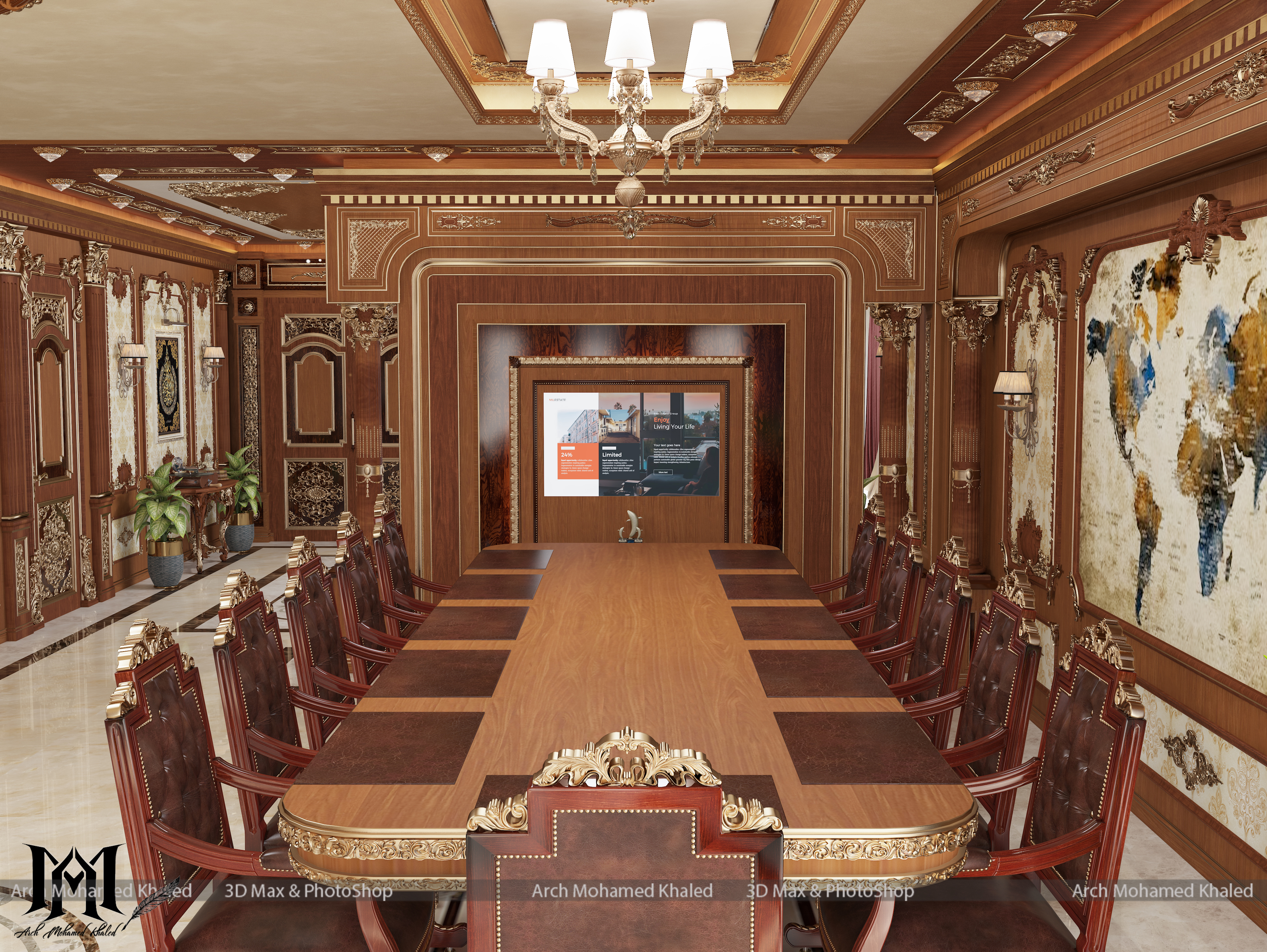 卡塔尔经典办公室-9