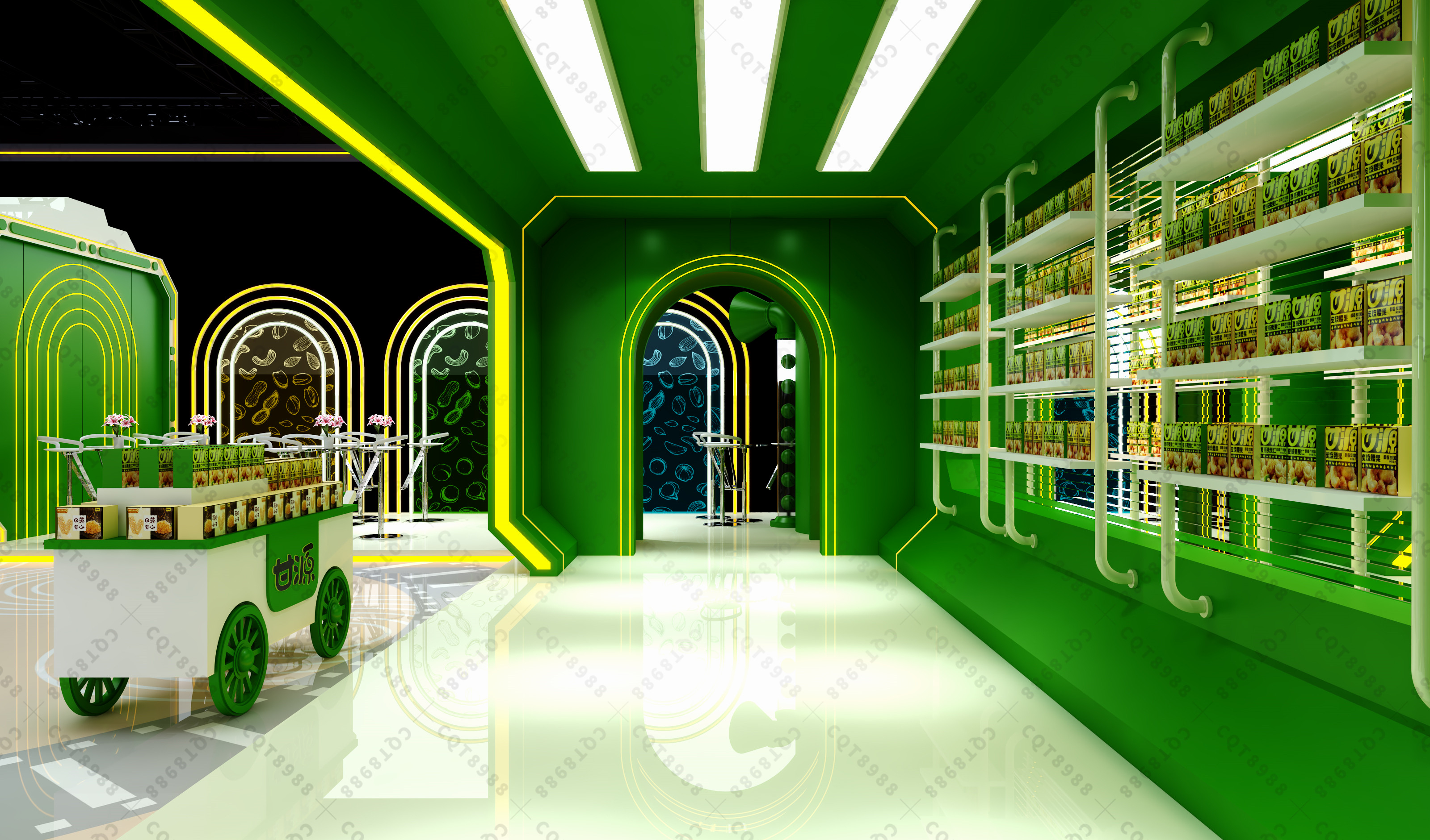 食品饮料展食博会,烘焙展SIAL全食展,餐饮加盟展设计-7