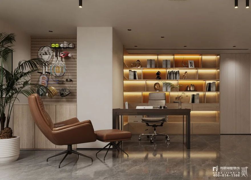 云河玉陛 x 尚层作品 | 300㎡现代简约住宅,探索生活,向心而居!-23