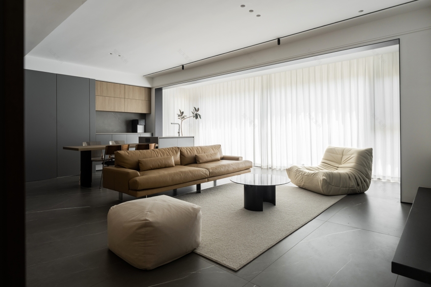 蓝润城 138㎡现代风四室两厅设计丨中国成都丨成都宏福樘设计-22