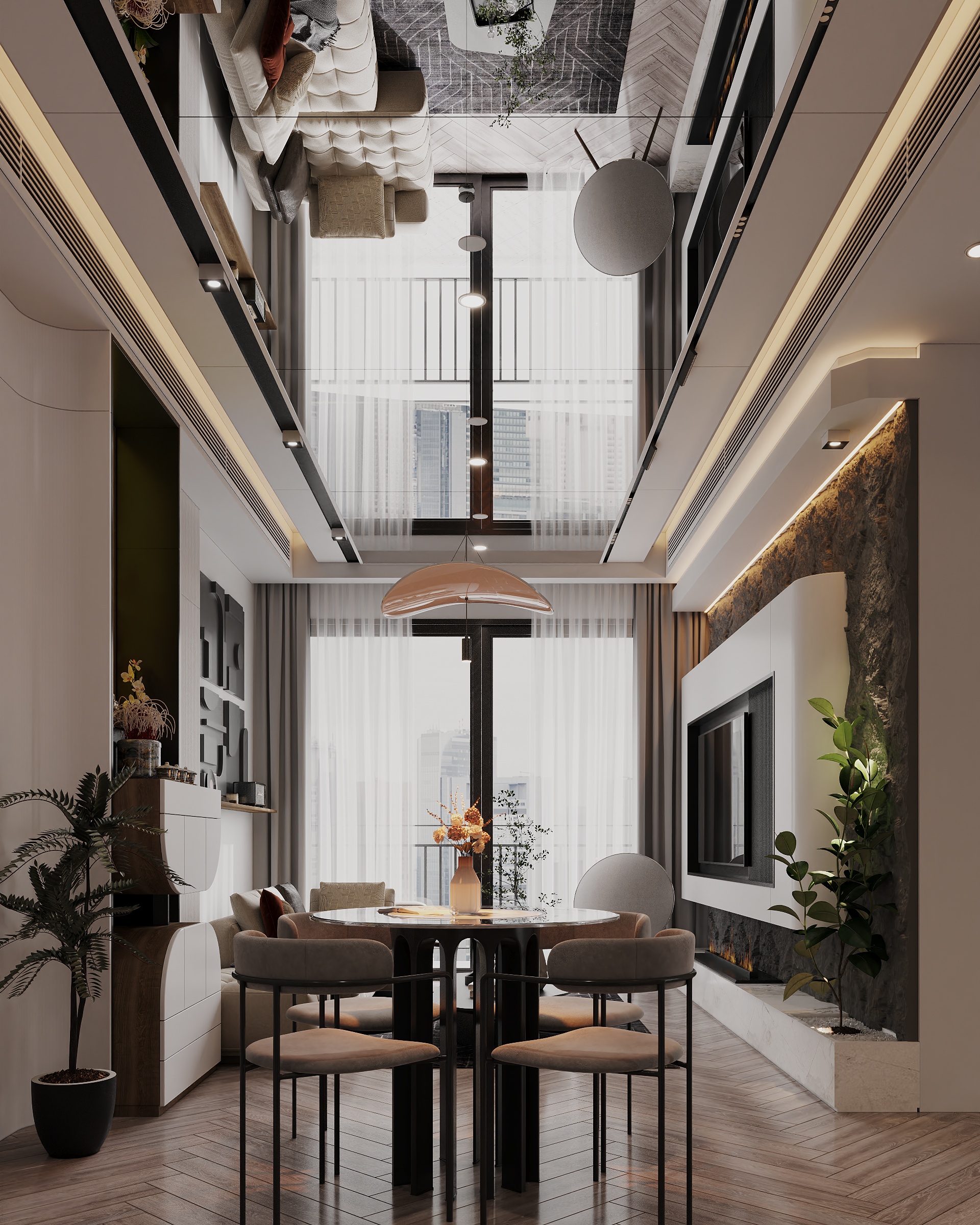 Apartment modern Livingroom 12-5