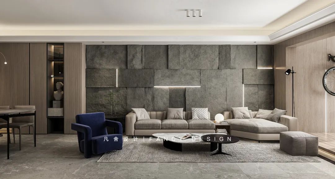 奔跑者的蓝调空间 · 简约纯粹的居家梦想丨中国贵阳丨凡舍设计-22