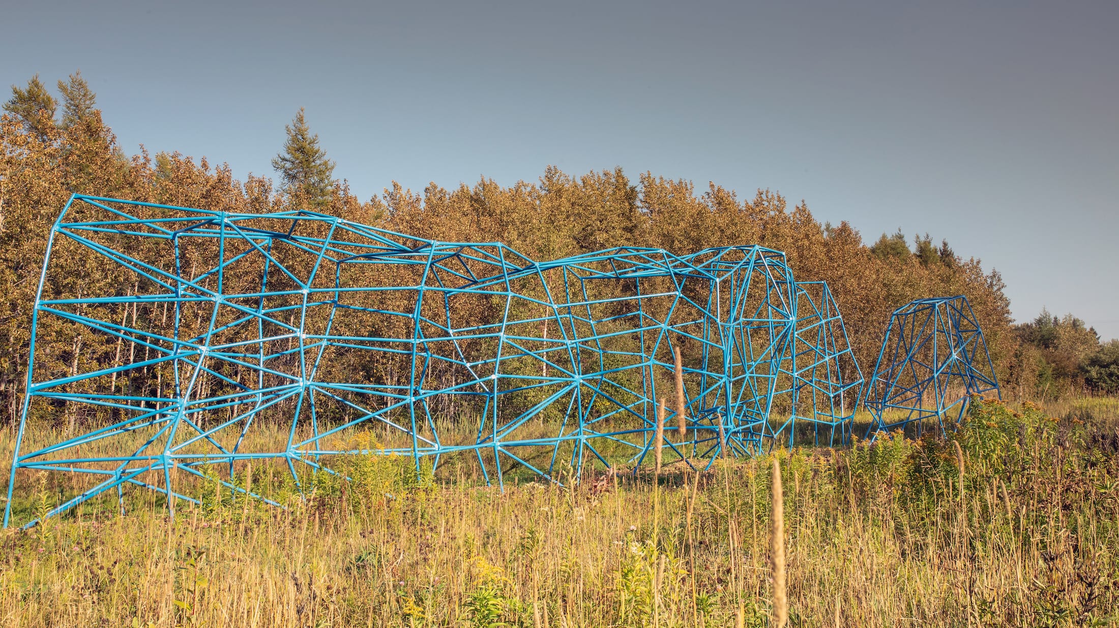 2019 加拿大国际花园节 | 彩色“岩石”结构装置引人入胜-13