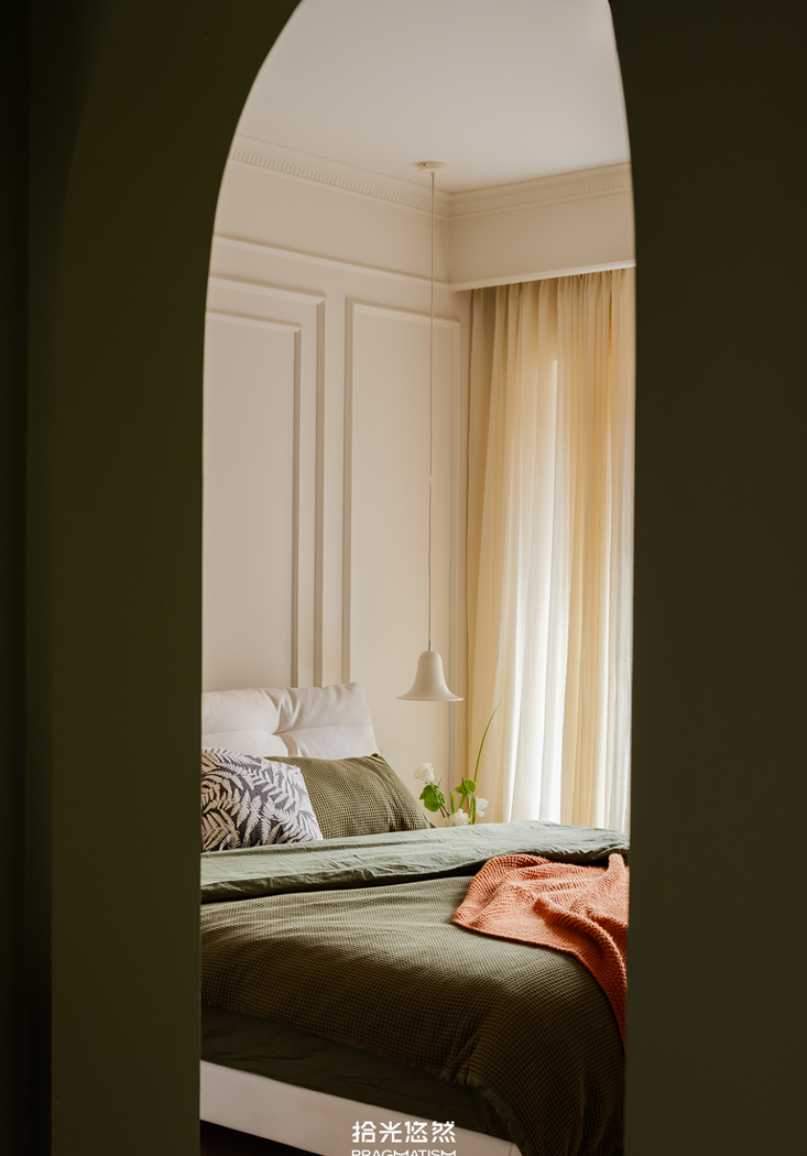 奶油风一人居设计-27