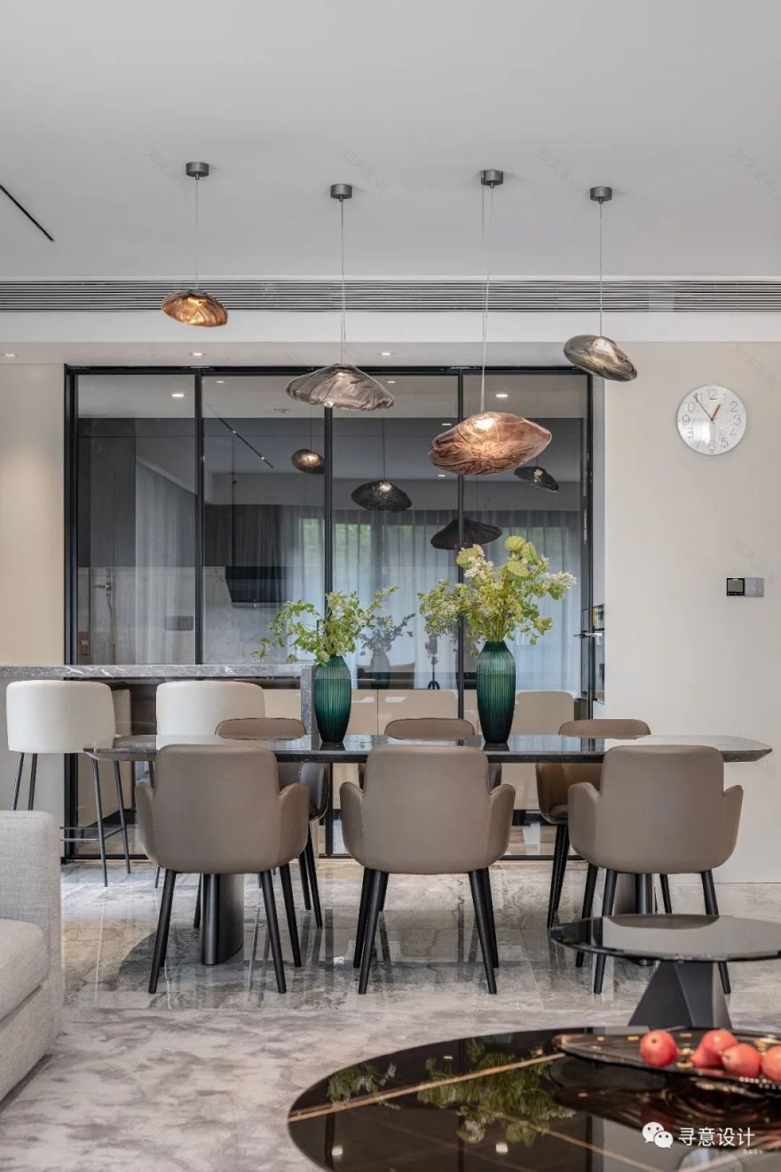 永威上和院 · 简约艺术的私宅设计丨中国郑州丨寻意设计-24