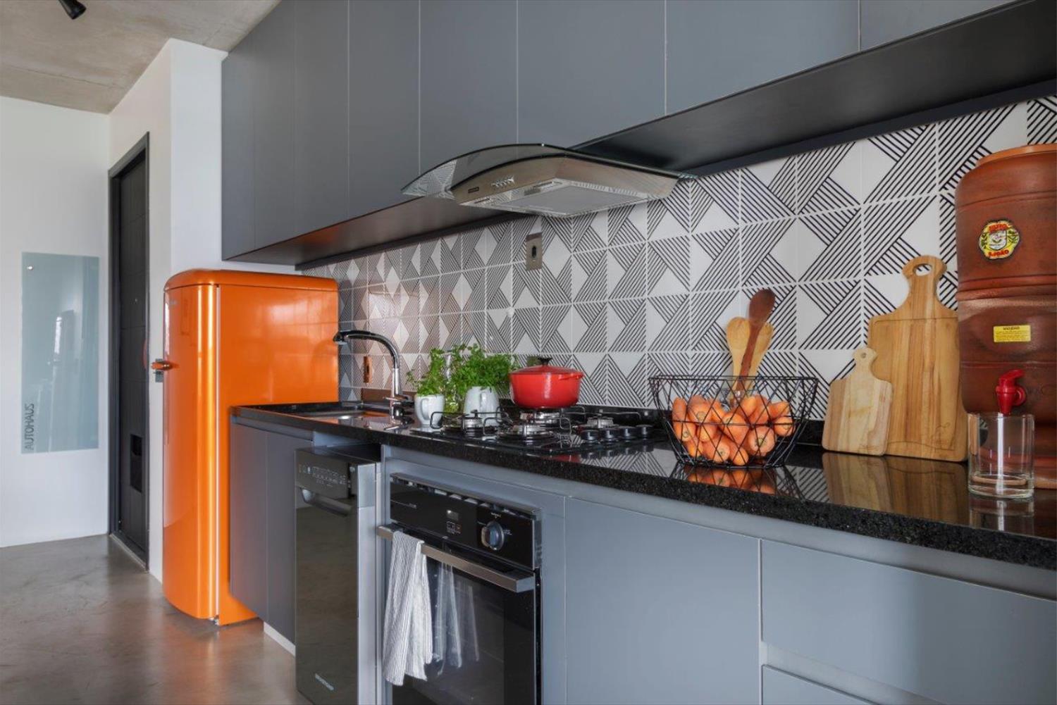 巴西 Vila Olímpia 公寓 | 色彩斑斓的温馨之家-5