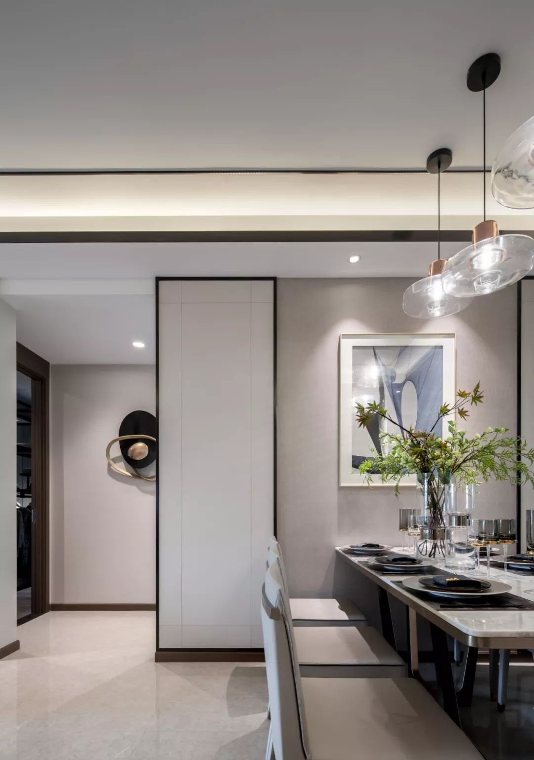 岛城绿如蓝——派尚设计青岛卓越·维港样板房-22