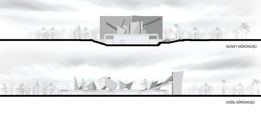韩国战争纪念区域及游客中心建筑项目竞赛提案丨monoroom | Architects-26