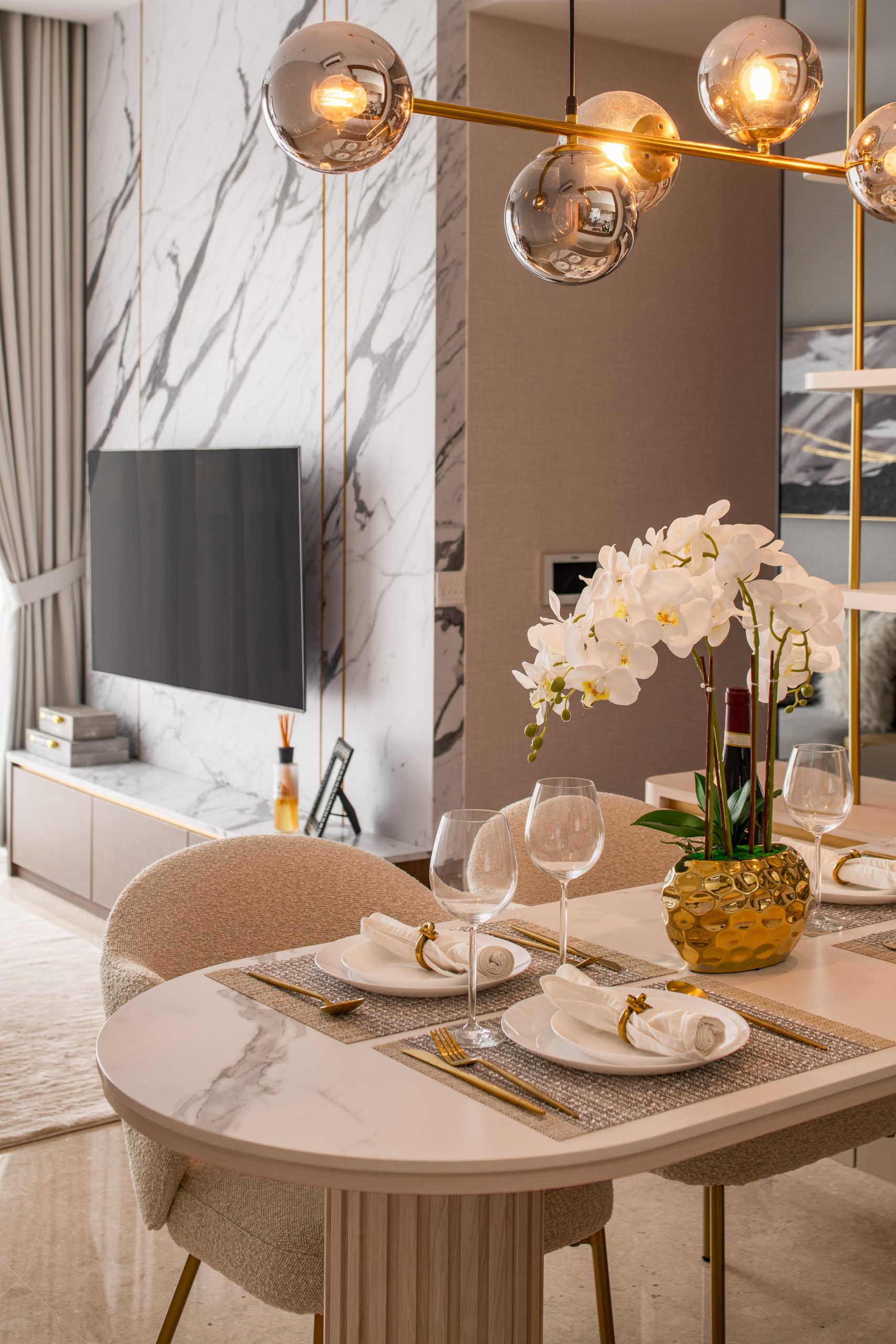 3 Bedroom Condo现代奢华住宅室内设计丨新加坡-10